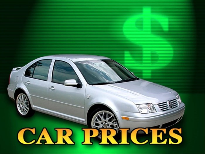 What was the new price of my car